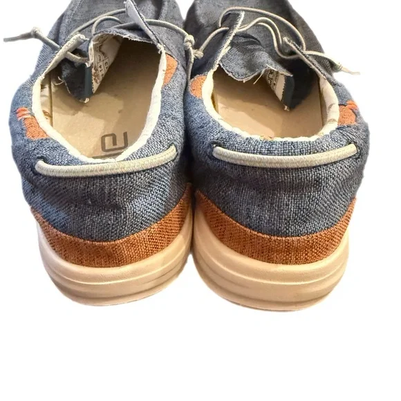 Men’s Hey Dude Slip on shoes size 14-Chambray blue - Picture 3 of 4